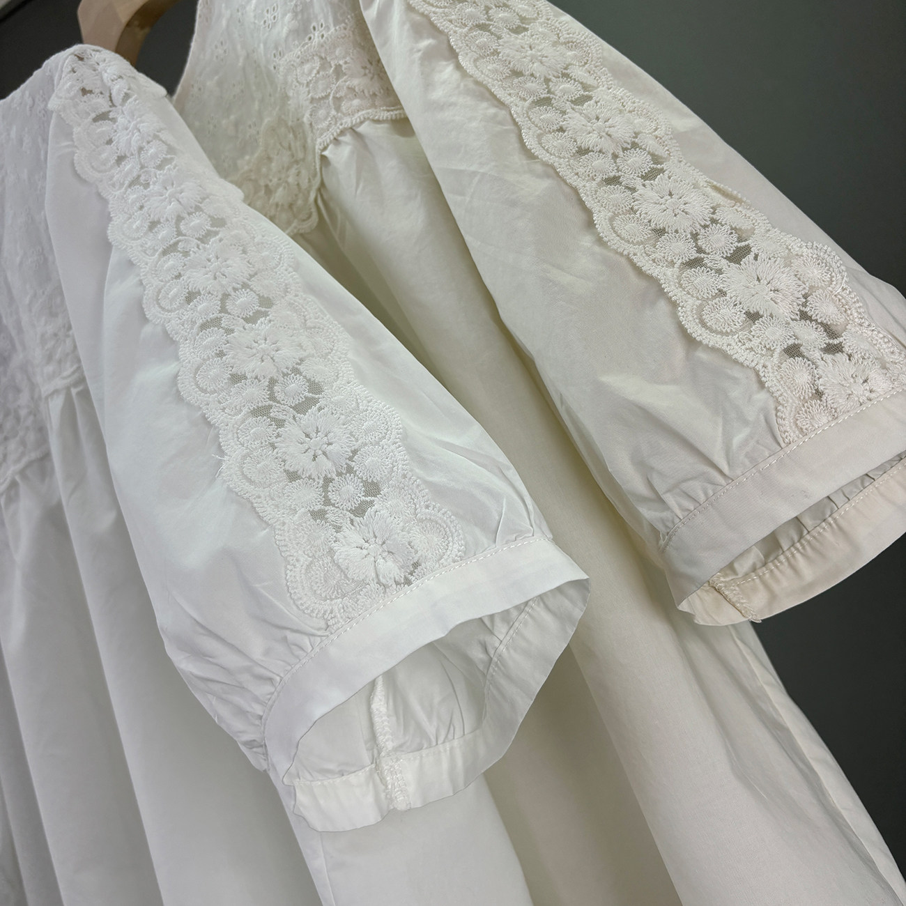 通勤优雅气质纯棉五分袖衬衫女娃娃衫2025春夏百搭显瘦打底衫小衫,淘宝优惠券,粉丝福利购,淘宝优惠卷