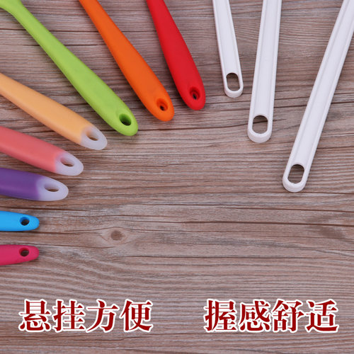 半透明刮刀大号一体式硅胶刮刀做蛋糕烘培奶油抹刀橡皮铲搅拌烘焙 - 图2