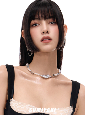 SUMIYAKI双层金属珍珠项链