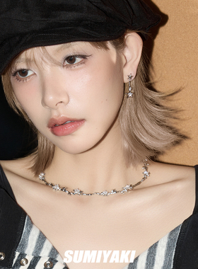 荆棘液态锁骨链小众高级感项链