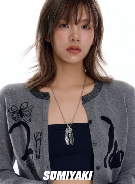 SUMIYAKI黑白叠戴项链