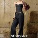Plush ponytail bag hanging chain waist chain trouser chain