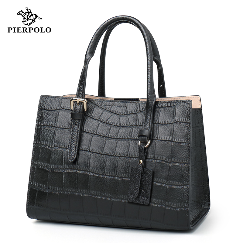 保罗品牌2021新款大容量真皮包包 pierpolo女士包袋