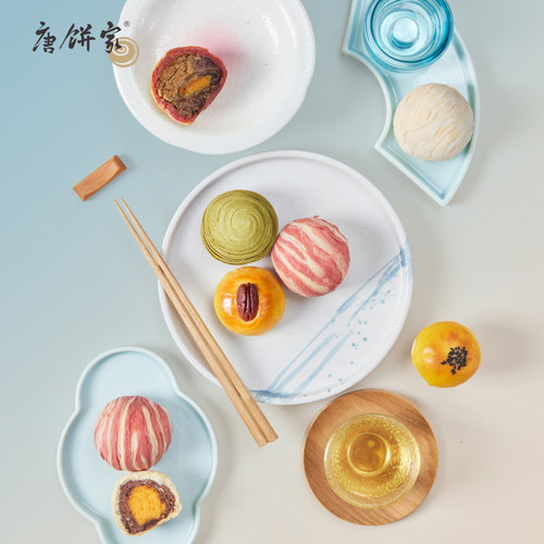 唐饼家糕点礼盒1388g蛋黄酥老婆饼凤梨酥零食大礼包上海特产点心 - 图1