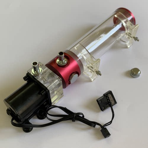 电脑水冷水泵水箱一体水冷电车电摩散热器水泵12V无刷静音大流量 - 图3