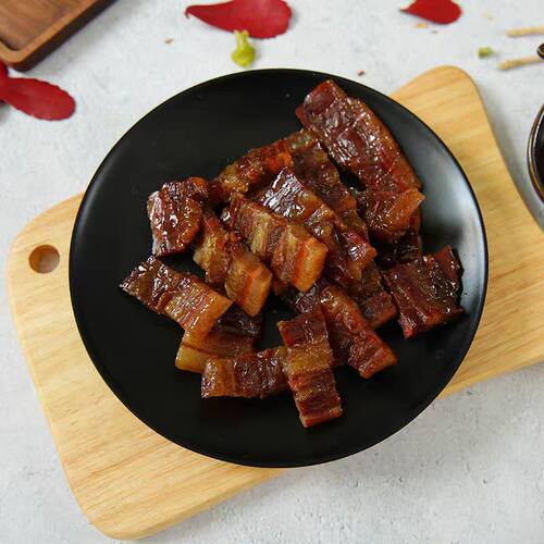 温州特产东瓯腊肉240gX4包欣禾食品酱油肉品品香五花肉腿肉包邮 - 图3