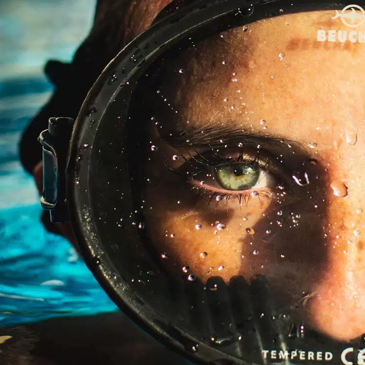 Французский BeuChat Супер Ретро В Dive Фасциальное зеркало Бесплатная Живая силиконовая резина мода супер широкий угол обзора