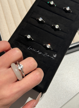 「宇宙恒星」可转动锆石星球环绕闪钻戒指转运轻奢灵动高级感指环