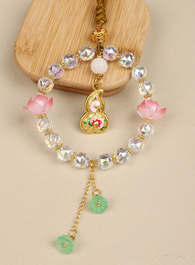 炫彩水晶汽车挂件车载装饰品高级大气后视镜挂件一件代发厂家直销