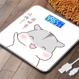 Физиологичные точные мультяшные электронные весы с usb-зарядкой для домашнего использования