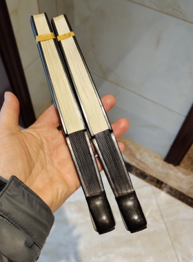 扇骨全芯红酸枝乌木紫光檀造型