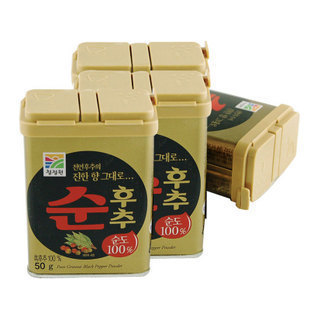 韩国进口调料 调味品 韩式料理 不倒翁 胡椒粉面 盒装50/100g - 图0