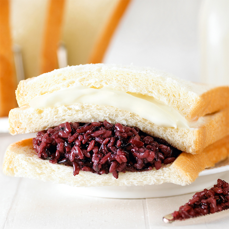 玛呖德紫米面包全麦代餐夹心吐司欧包吃的蛋糕早餐健康零食品整箱 - 图2
