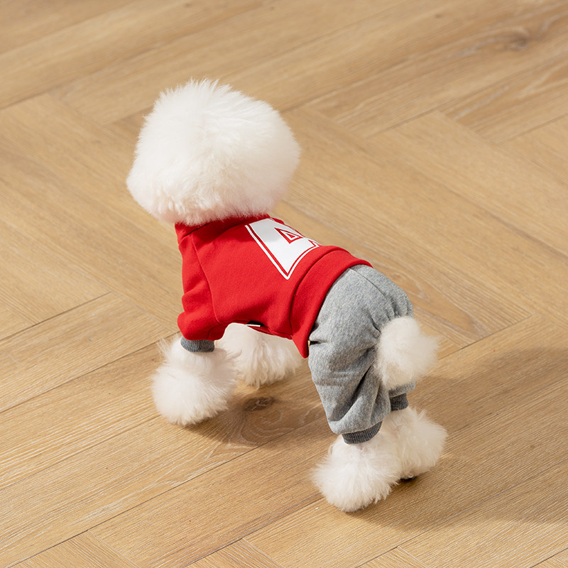 宠物衣服狗秋冬装四脚衣小狗泰迪比熊博美幼犬秋季款服饰运动卫衣,淘宝优惠券,粉丝福利购,淘宝优惠卷