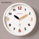 Simple and versatile! ins cream style silent wall clock