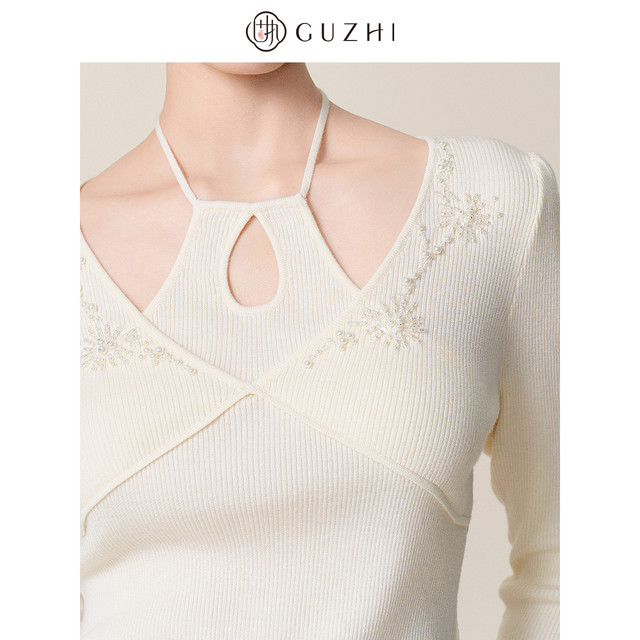 Stubborn Slim Fit Knitted Mid-Sleeve Sweater Women's