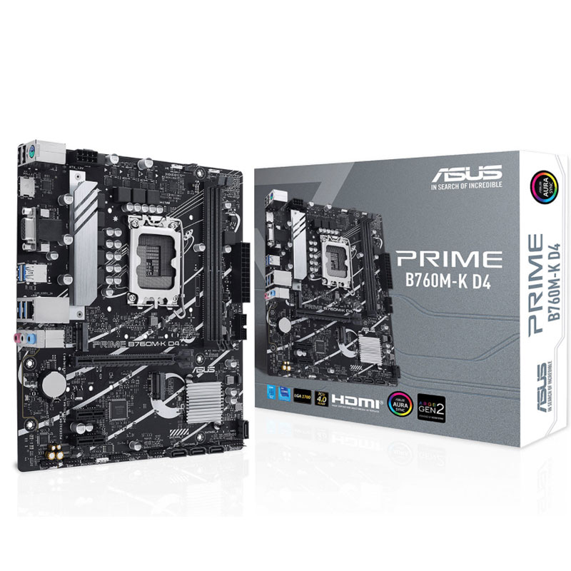 华硕PRIME B760M-K D4电脑游戏主板支持12/13代CPU-图0