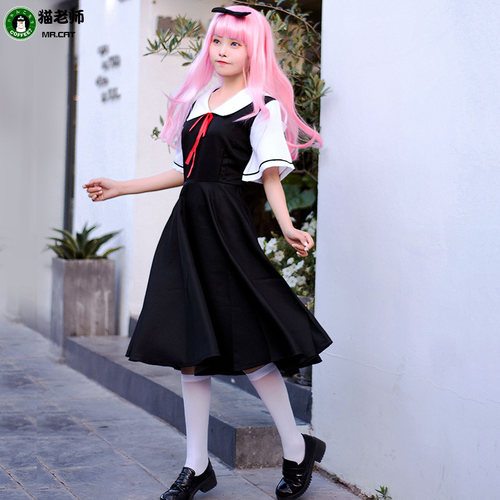 猫老师辉夜大小姐想让我告白COS服装女四宫辉夜藤原千花cosplay衣 - 图1
