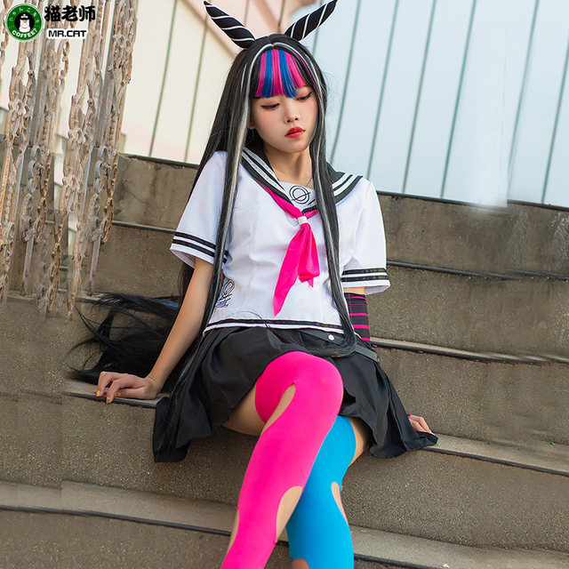 Neko teacher Danganronpa cos clothing suit
