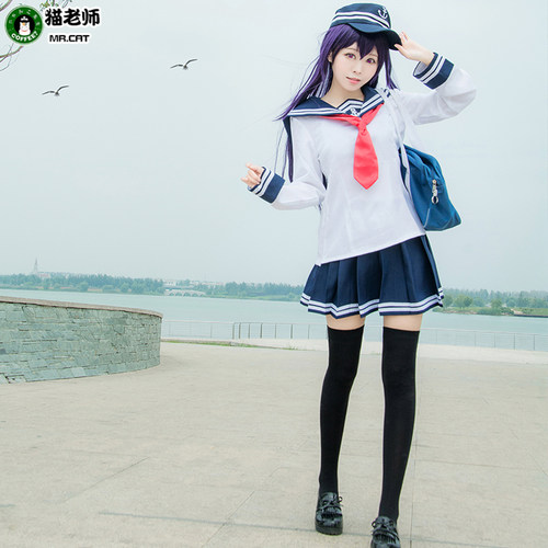 猫老师舰娘晓响雷电cosplay水手服装全套舰队collection女装制服 - 图2