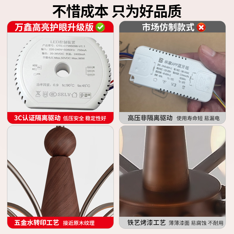 万鑫 玉兰客厅吊灯白玉宋氏美学全屋中古风复古法式竹节魔豆灯具,淘宝优惠券,粉丝福利购,淘宝优惠卷