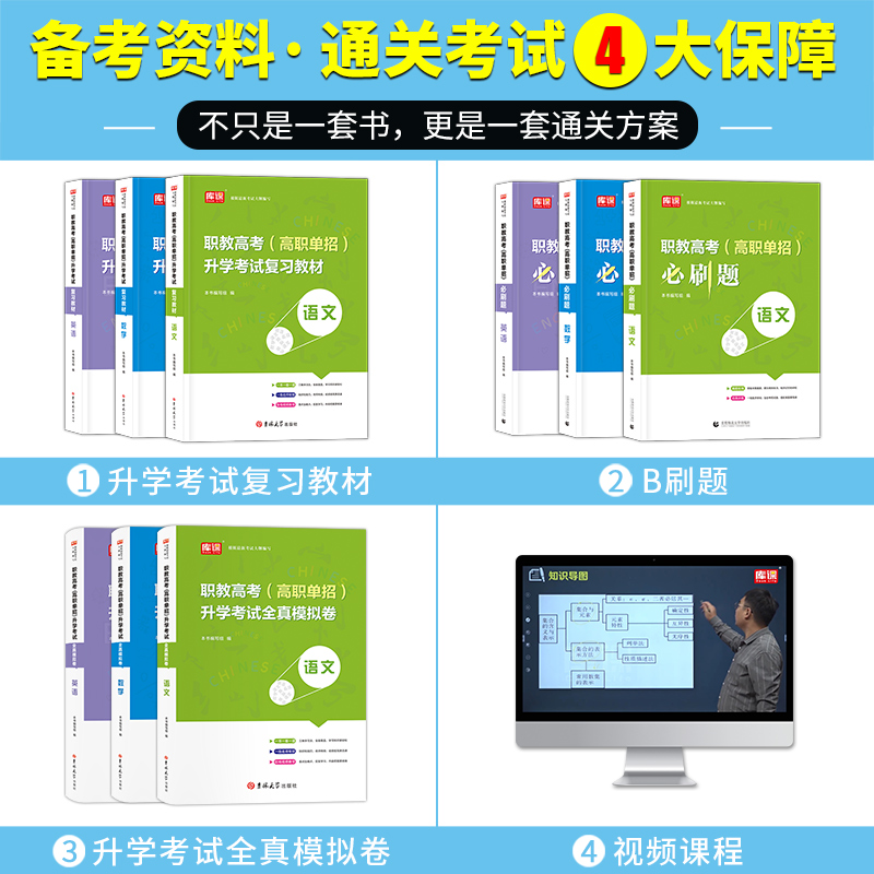 2024年高职单招院校升学考试复习资料语文数学英语教材真题模拟卷必刷题库职教高考用书湖南河北浙江苏广东陕山西安徽福建宁夏2023 - 图0