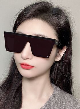 酷黑超大框户外防风太阳眼镜护目镜男女防紫外线登山镜面反光墨镜