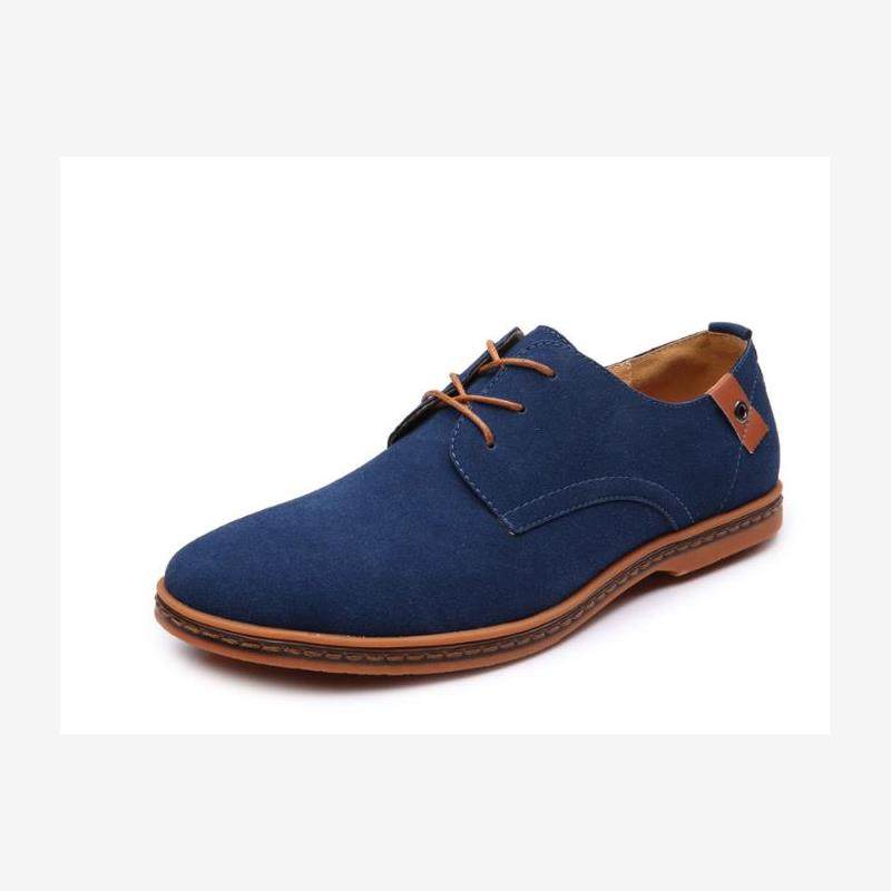 Casual oxford suede shoes men size 46 47男士反绒皮休闲牛筋鞋,淘宝优惠券,粉丝福利购,淘宝优惠卷