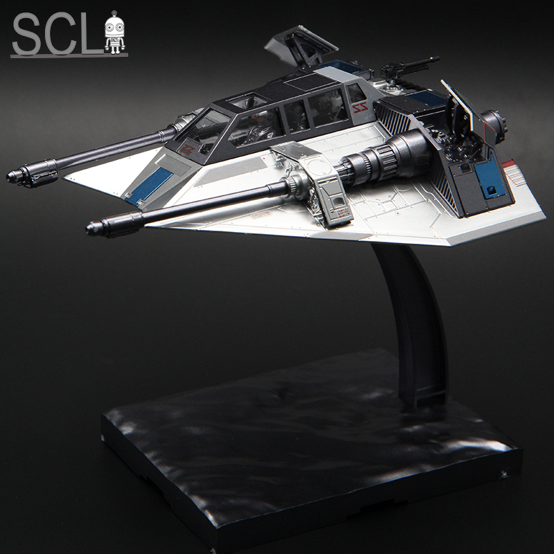 星球大战金属着色1/48SNOW SPEEDER 雪地飞行艇 雪地战机星战模型