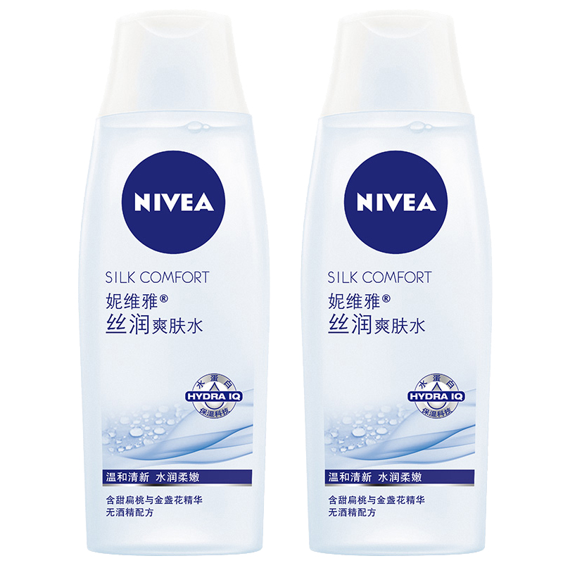 瓶女士化妆水白皙提亮肤色深层补水滋润 200ml 妮维雅丝润爽肤水 2 瓶女士化妆水白皙提亮肤色深层补水滋润 200ml 妮维雅丝润爽肤水 2