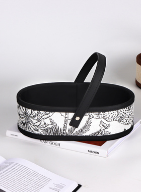 轻奢高级感多功能客厅布艺收纳盒