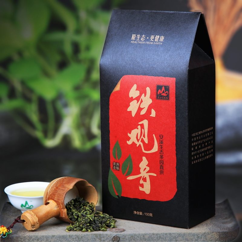 茗山生态茶  生态铁观音 安溪乌龙茶  环保礼盒装 100g