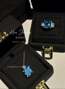 【马尔代夫的海】富婆大冰糖阿斯切吊坠s925银