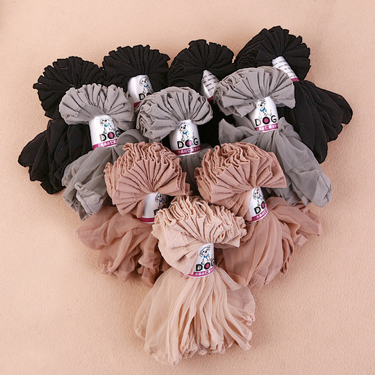 Breathable black anti-odor nylon low-top stockings in summer