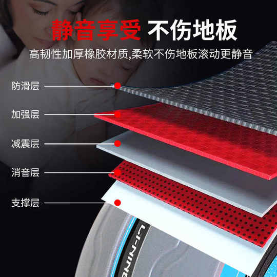 Li Ningjian abdominal wheel automatic rebound abdominal curling machine for women and men