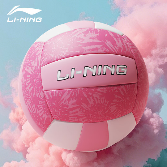 李宁排球中考学生专用初中生5号体育考试硬标准款比赛气排球女生