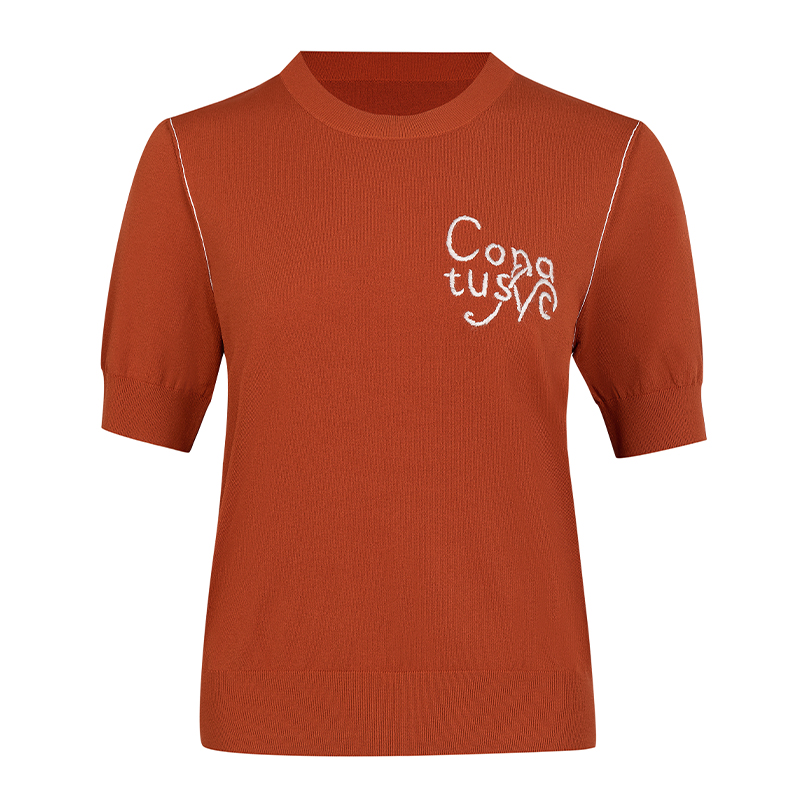 CONATUS/珂尼蒂思毛衫秋季新款休闲简约遮肉职场穿搭上衣女 - 图3