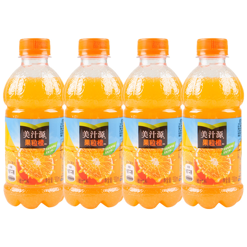 【林依轮直播间】美汁源果粒橙300ml*6瓶橙汁果汁橙子饮品