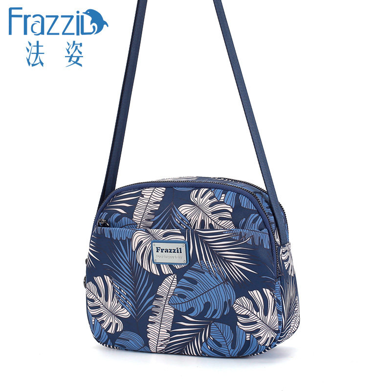 法姿新款斜挎包女2022春花色小尼龙布包时尚妈妈小方包轻便单肩包,淘宝优惠券,粉丝福利购,淘宝优惠卷