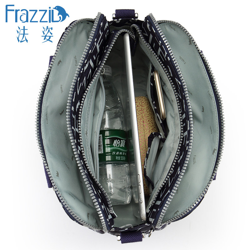 Frazzil/法姿女包手提包新款简约女士提包休闲帆布单肩挎包妈妈包,淘宝优惠券,粉丝福利购,淘宝优惠卷