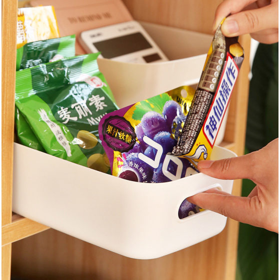 Storage box desktop cosmetics kitchen office home