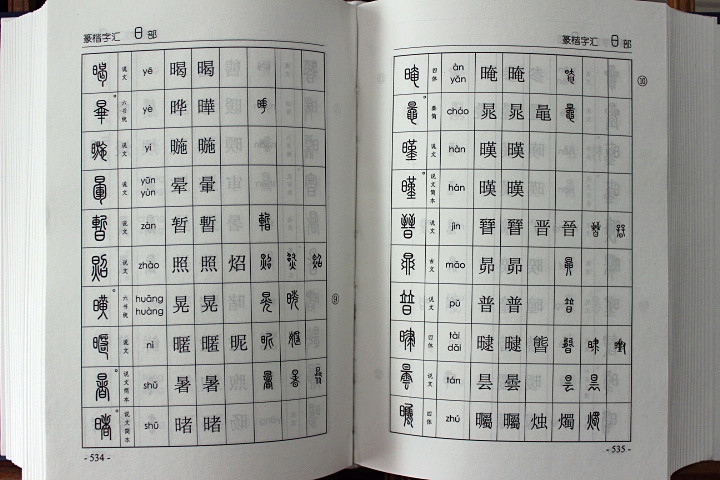 篆楷字汇篆书字典楷书字典书法工具书 上下册 殷雨安编 中国书店