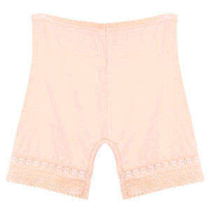 女士中腰棉质平角无痕安全裤防走光蕾丝性感莫代尔内裤夏季打底裤