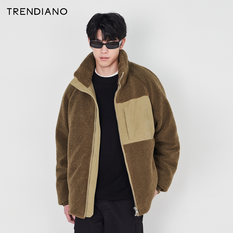 【羽绒清仓合集】TRENDIANO秋冬休闲潮流羽绒服男款长袖外套上衣