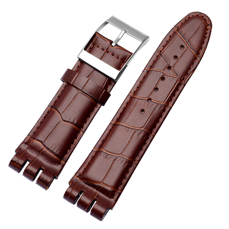 适配swatch yos440 449 401g 447表带 老皮匠手表配件