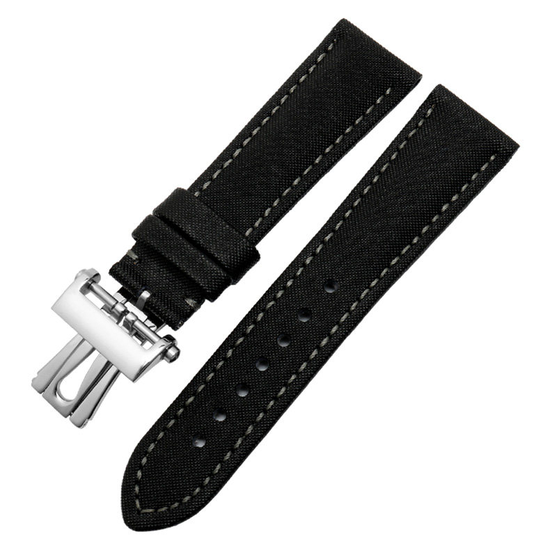 防水适配宝珀五十寻噚5000男手表带 老皮匠手表配件