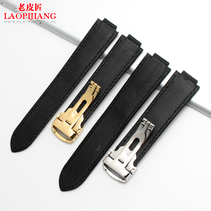 尼龙防水底皮适配卡地亚帆布表带 老皮匠手表配件