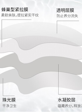 施逅微晶额头贴淡化细纹抬头纹