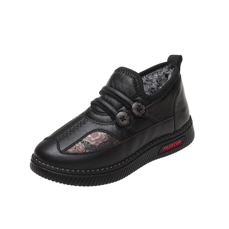 老北京棉鞋女冬季加绒中老年妈妈鞋防滑软底奶奶鞋防水保暖雪地靴,淘宝优惠券,粉丝福利购,淘宝优惠卷