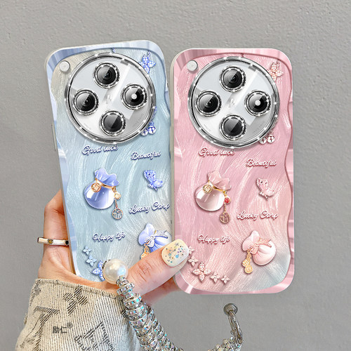 幸运福袋适用oppoFindx8手机壳x7ultra闪粉镜头findx6羽纱纹保护套findx5硅胶x3全包防摔pro女款新品超薄外壳 - 图1